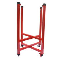 Hanging 10 inch drum rack 1 foot cowhide flat drum flat drum rack Metal drum rack Folding drum rack Musical instrument accessories