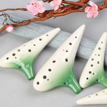 12-hole Ocarina students Adult beginners Getting started Self-learning to play twelve-hole gradient crack set ocarina