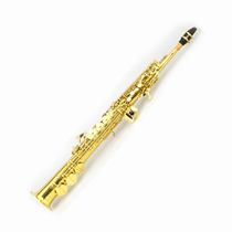 Saxophone B- pitch treble integrated tube saxophone G key orchestral instrument drop B adjustable straight tube