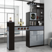Living room entrance door partition cabinet Modern simple wall multi-function telescopic wine cabinet Bar table locker one