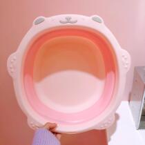  High school student dormitory supplies Daquan girl heart washbasin girls wash underwear special basin thickened foot washbasin large