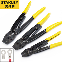  Stanley terminal crimping pliers Bare terminal round mouth wire Copper nose Ratchet Crimping pliers Cold crimping pliers Terminal pliers