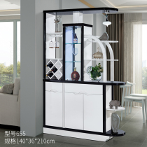 Living room partition cabinet Simple modern home shoe cabinet Entrance cabinet Room cabinet Double-sided paint screen cabinet Restaurant wine cabinet