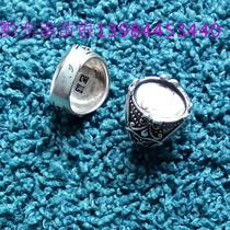 Full 99 ethnic style handmade Miao silver ring embroidery embroidery Miao embroidery adjustable ring retro ornaments