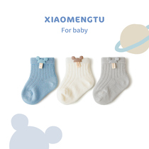 Spring and autumn baby socks baby cotton newborn newborn baby children one year old thin boneless short socks men and women