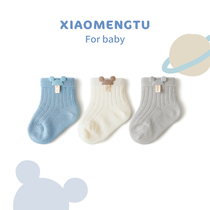Spring and autumn winter baby socks baby pure cotton newborn baby fat and loose socks thickened