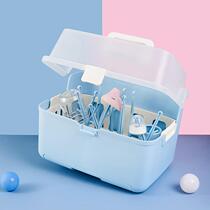 Bottle storage storage storage box rack large with lid dustproof drain drying rack baby baby tableware portable