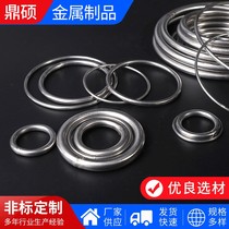 304 stainless steel ring round pipe ring circle welded ring steel ring iron ring handmade ring support customised processing