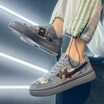 2021 New Autumn back Force mens shoes Korean trend Joker breathable casual canvas Youth Student Board Shoes