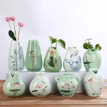 青瓷花器花瓶-青瓷花器花瓶促销价格、青瓷花器花瓶品牌- 淘宝