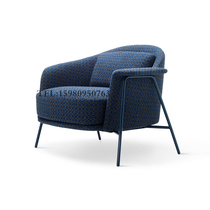 Modern Nordic Light Extravagant Metal Living Room Sofa Chair Designer Creative Minima Modern Decent Board Room Single Casual Chair