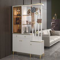 Light luxury entrance cabinet Shoe cabinet integrated home screen cabinet Simple modern foyer hall cabinet Wine cabinet living room partition cabinet