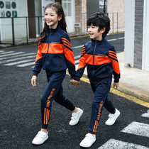 Kindergarten uniform teacher teacher spring and autumn suit British style Primary School student sports class uniform childrens school uniform autumn