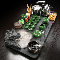 Flow water atomization kung fu tea set household automatic tea table modern office meeting guest integrated tea tray simple