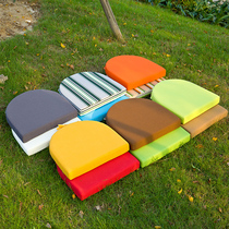 Custom Rattan Chair Cushion Sofa Cushion Single Block Dining Chair Stool Round Square U Type High Density Thickened Sponge Backrest Cushion