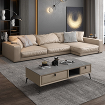 No-wash technology fabric sofa Nordic light luxury simple modern small apartment living room furniture straight row combination sofa