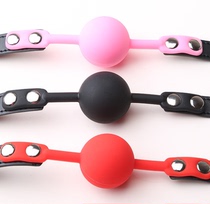 Spot same day delivery Dog mouth cover tune M silicone ball-shaped mouth cover mouth plug K 9 toy supplies