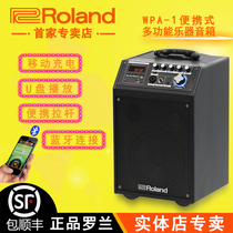 SF Roland Roland Roland speaker WPA-1 folk guitar sound Bluetooth Portable square microphone lever