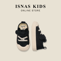 Childrens sports shoes ~ Japanese isnas childrens shoes fashion foreign-style Joker baby shoes for boys and girls canvas shoes tide