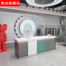 Clothing store small cash register beauty salon custom bar simple modern dance studio reception desk commercial