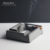 Hotel B & B household ashtray fashion and simple Nordic industrial style personality living room decoration cement ashtray