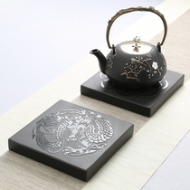 Iron pot pad kung fu tea accessories natural Wujin stone induction cooker non-slip electric pottery kettle heat insulation stone pot bearing