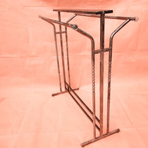 Clothing store displays the shelf loading rack double rod hanging clothes rack Iron drying rack floor-type hanger rack