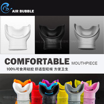 AirBubble Diving Regulator Bite Mouth Colorful Environmentally Friendly Soft Comfort Type Recyclable Air Bübble
