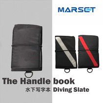 MARSET underwater writing book diving notepad water record book notebook writing board