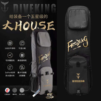DIVEKING single double shoulder free diving long footbed kit equipped with FREEDIVING foldable boarding