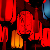 Chinese New Year Chinese antique goat leather lantern led big red winter melon lantern string of ancient wind scene arrangement floral palace lantern hanging decoration