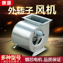 Barbecue car hood special fan Low noise centrifugal double air inlet outer rotor environmental protection furnace large suction motor