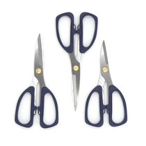 Dexian stainless steel scissors household scissors office scissors large medium and small kitchen scissors handmade paper-cut office supplies