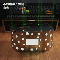 Bar KTV disco laser spot stage night beauty jumping stage charging LED light night field movable jumping stage
