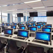 Flip computer desk training table student computer flip table lifting computer desk hidden desk classroom computer room student table