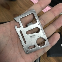 Military knife card multi-function Survival Card emergency card survival card survival tool mountaineering supplies