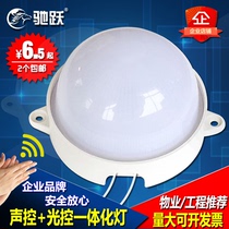 led sound and light control light aisle voice control lamp head corridor corridor property human body induction bulb led ceiling sound control light
