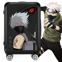 Naruto luggage trend male middle school students cartoon animation surrounding trolley case female cute Korean version of ins Wind