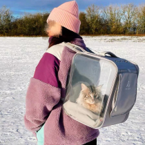Spoof for pets Cat Bag Out portable kitty Shoulders Backpack Large bag Puppy Large capacity to carry a space cabin