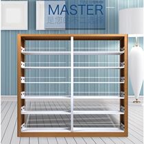 Finishing rack Book room file rack Data room Library shelf School bookshelf iron reading room floor