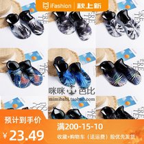 Beach socks shoes men and women Diving Snorkeling children swimming shoes soft shoes non-slip anti-cut red foot skin shoes