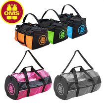 OMS Mesh Bag Diving Bag Large Capacity Hand Mesh Bag Diving Equipment Bag Mesh Bag bag Single shoulder inclined cross-pack