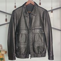 33 Mens leather leather first layer cowhide Tong Erbao first layer oil wax cowhide