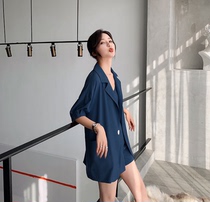 Lecea Alice suit three-piece suit 2021 spring new Korean version shorts suspender temperament suit suit women