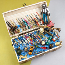 Eat chicken gun pendant toy full set equipment Jedi peace survival awm mini trumpet 98K metal weapon model