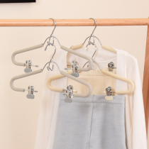 Suit hangers one-piece non-slip household multifunctional non-trace clothing support hanging horse's skirt belt clip Chinese clothing rack