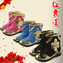 Tibetan dance shoes Dance boots) Qiang dance boots) Mongolian shoes Xinjiang dance boots) Mens and womens childrens boots