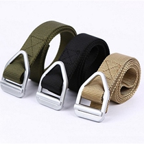 Mingpeng outdoor triangle head tactical belt belt multifunctional belt leisure canvas belt military fan belt