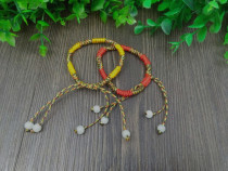 Tibetan Buddhist supplies colorful bracelet Joker authentic nine-way diamond knot hand rope bracelet bracelet handset