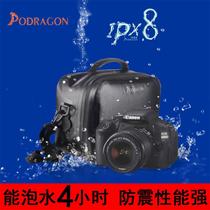 Podragon diving grade shockproof full waterproof portable airtight shoulder Photo bag travel oblique span SLR camera bag